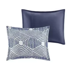Kirklands Home Comforters|Navy Jacquard 3-pc. California King Comforter Set