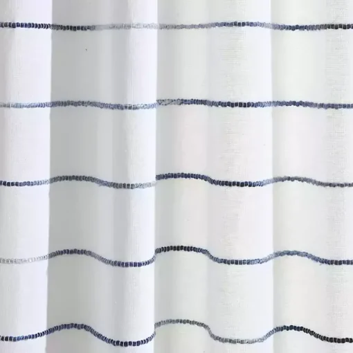Kirklands Home Curtains & Drapes|Navy Ombre Stripe Curtain Panel Set, 84 in.
