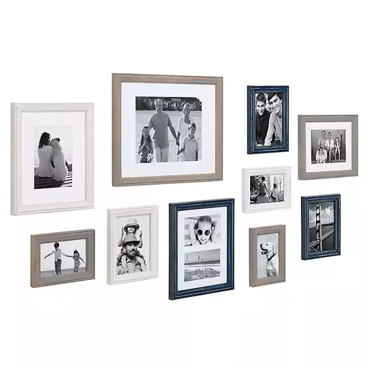 Kirklands Home Gallery Wall Frames|Navy 10-pc. Gallery Wall Picture Frame Set