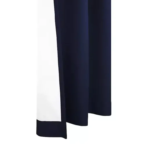 Kirklands Home Curtains & Drapes|Navy Room Darkening Curtain Panel Set, 84 in. Blue