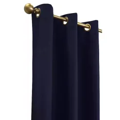 Kirklands Home Curtains & Drapes|Navy Room Darkening Curtain Panel Set, 95 in. Blue