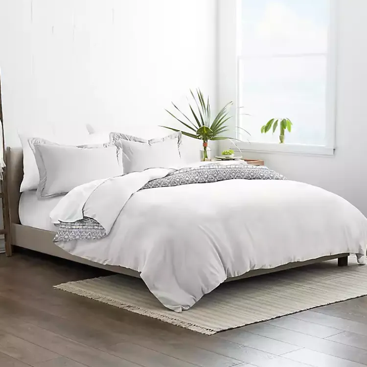 Kirklands Home Duvets|Navy Rustic Modern 2-pc. Twin Duvet Cover Set