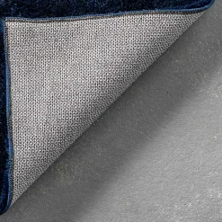 Kirklands Home Area Rugs|Navy Shag Washable Area Rug, 5x8 Blue