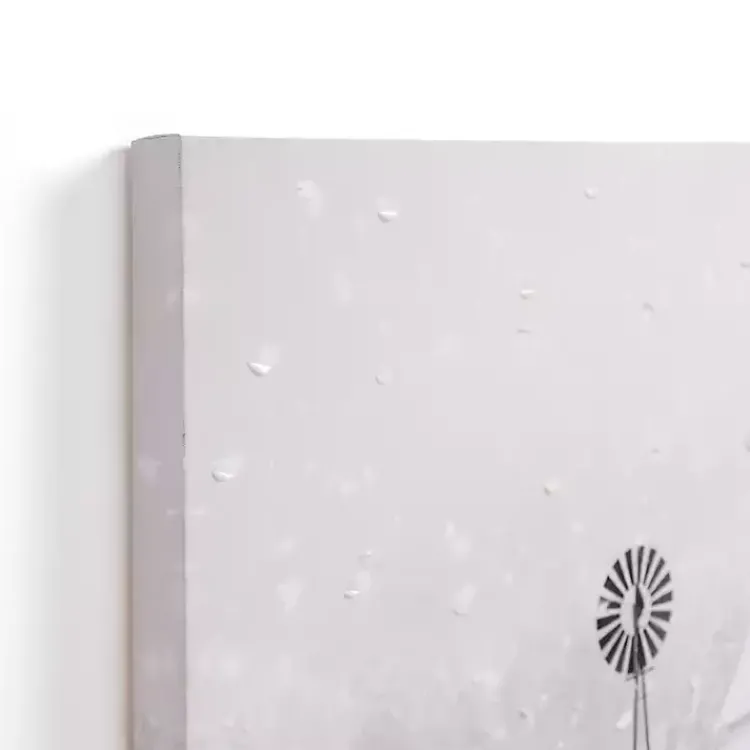 Kirklands Home Canvas Art|Navy Snowy Pickup Truck Canvas Art Print