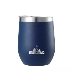 Kirklands Home Glassware & Drinkware|Navy Stainless Steel Wine Tumbler Blue