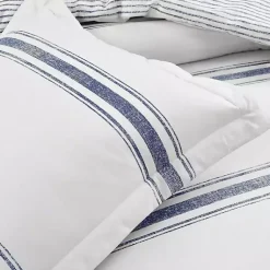 Kirklands Home Comforters|Navy Stripe 3-pc. King Comforter Set