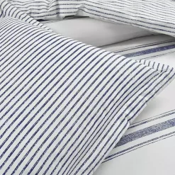 Kirklands Home Comforters|Navy Stripe 3-pc. King Comforter Set