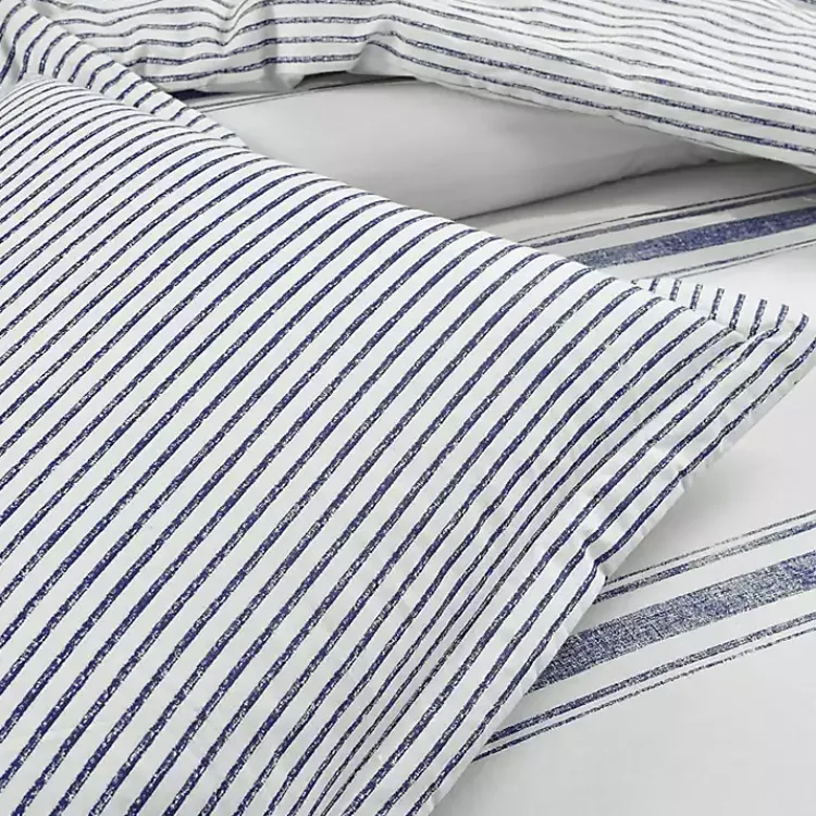 Kirklands Home Comforters|Navy Stripe 3-pc. King Comforter Set