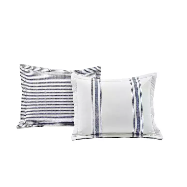 Kirklands Home Comforters|Navy Stripe 3-pc. King Comforter Set