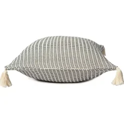 Discount Navy Trapeze Organic Cotton Throw Pillow Pillows