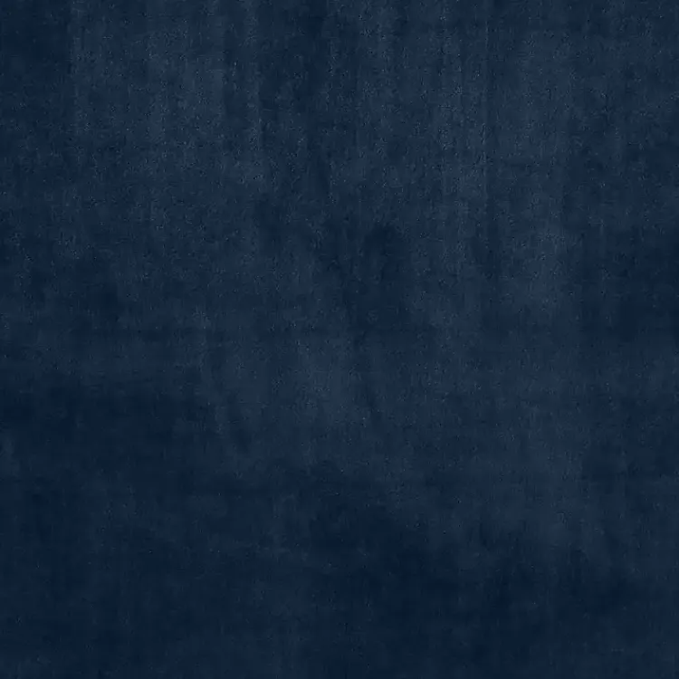 Kirklands Home Curtains & Drapes|Navy Velvet Greta Curtain Panel Set, 84 in. Blue