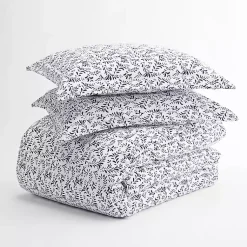 Kirklands Home Duvets|Navy Vines 3-pc. King Duvet Cover Set