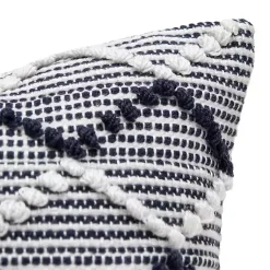 Kirklands Home Outdoor Cushions & Pillows|Navy Waves Outdoor Pillow