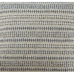 Navy Woven Lines Cotton Pillow, 22 in. Pillows