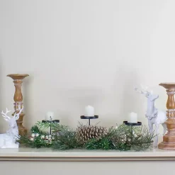 Needle Pine and Berries Centerpiece Arrangements & Greenery