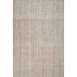 Kirklands Home Area Rugs|Neely Solid Jute Area Rug, 5x8 Tan