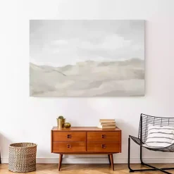 Kirklands Home Canvas Art|Neutral Abstract Canvas Art Print, 48x32 in. Gray