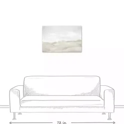 Kirklands Home Canvas Art|Neutral Abstract Canvas Art Print Tan