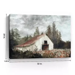 Neutral Barn Canvas Art Print, 32x24 in. Fall