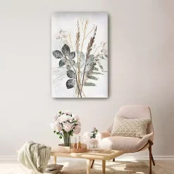 Kirklands Home Canvas Art|Neutral Bouquet Canvas Art Print