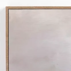 Kirklands Home Canvas Art|Neutral Brown Abstract Framed Canvas Art Print