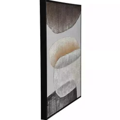 Kirklands Home Canvas Art|Neutral Bubbles II Framed Canvas Art Print