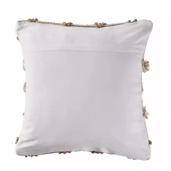 Discount Neutral Geometric Pom Pom Pillow Pillows