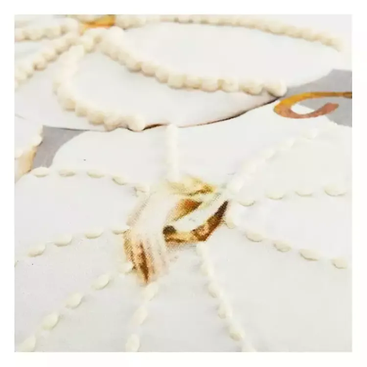 Discount Neutral Gold Pumpkins Harvest Throw Pillow Fall