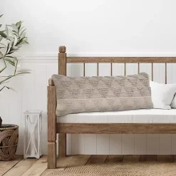 Neutral Gradient Diamonds Lumbar Pillow Pillows