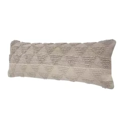 Neutral Gradient Diamonds Lumbar Pillow Pillows