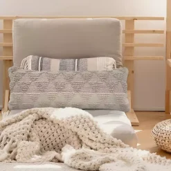 Neutral Gradient Diamonds Lumbar Pillow Pillows