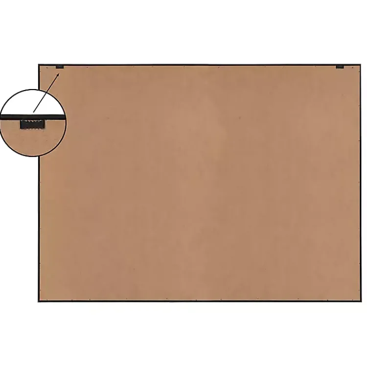 Kirklands Home Canvas Art|Neutral Highland Cow Framed Canvas Print, 28x38 Brown