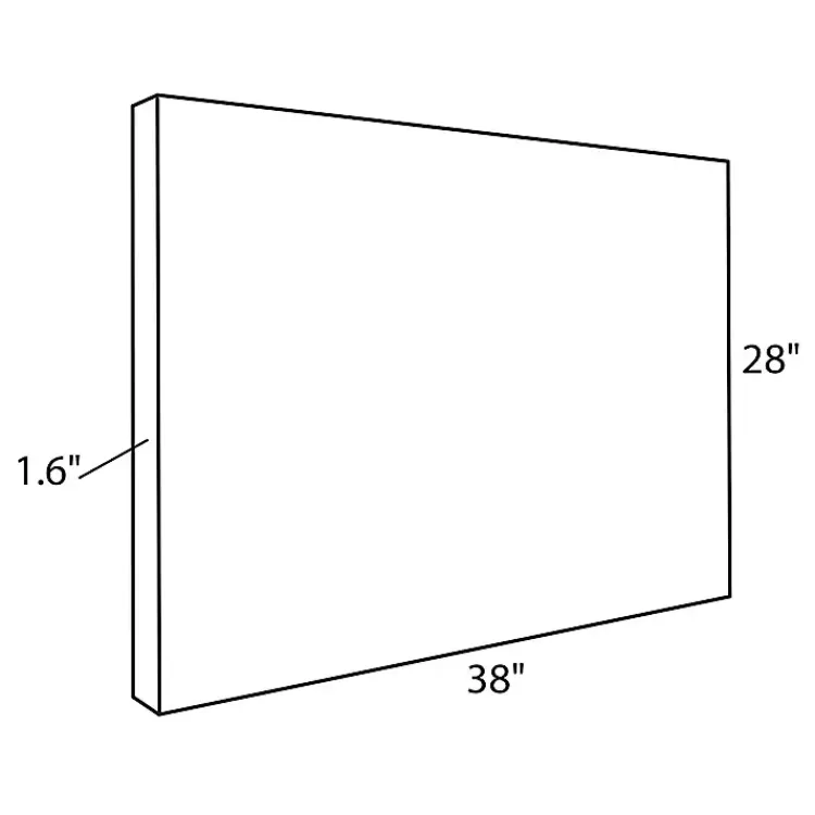 Kirklands Home Canvas Art|Neutral Highland Cow Framed Canvas Print, 28x38 Brown
