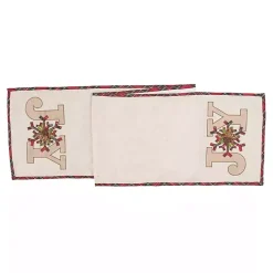 Kirklands Home Table Linens|Neutral Joy Christmas Table Runner Tan