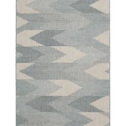 Kirklands Home Outdoor Rugs|Neutral Melbourne Indoor/Outdoor Area Rug, 5x7 Gray