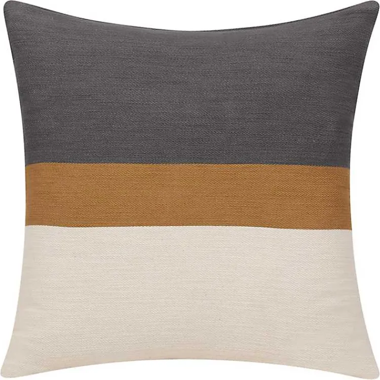 Neutral Modern Stripe Pillow Pillows