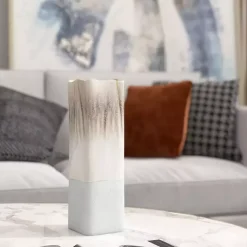 New Neutral Ombre Ceramic Vase, 12 in. Vases