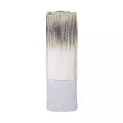 Clearance Neutral Ombre Ceramic Vase, 16 in. Vases
