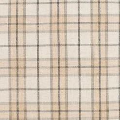 Kirklands Home Accent Chairs|Neutral Plaid Slipper Accent Chair