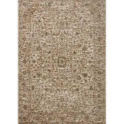 Kirklands Home Area Rugs|Neutral Sorrento Medallion Area Rug, 6x9 Tan