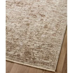 Kirklands Home Area Rugs|Neutral Sorrento Medallion Area Rug, 6x9 Tan