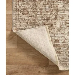 Kirklands Home Area Rugs|Neutral Sorrento Medallion Area Rug, 6x9 Tan