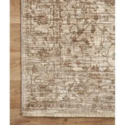 Kirklands Home Area Rugs|Neutral Sorrento Medallion Area Rug, 6x9 Tan