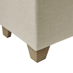 Kirklands Home Benches & Ottomans|Neutral Split Seat Jackson Storage Bench Ivory
