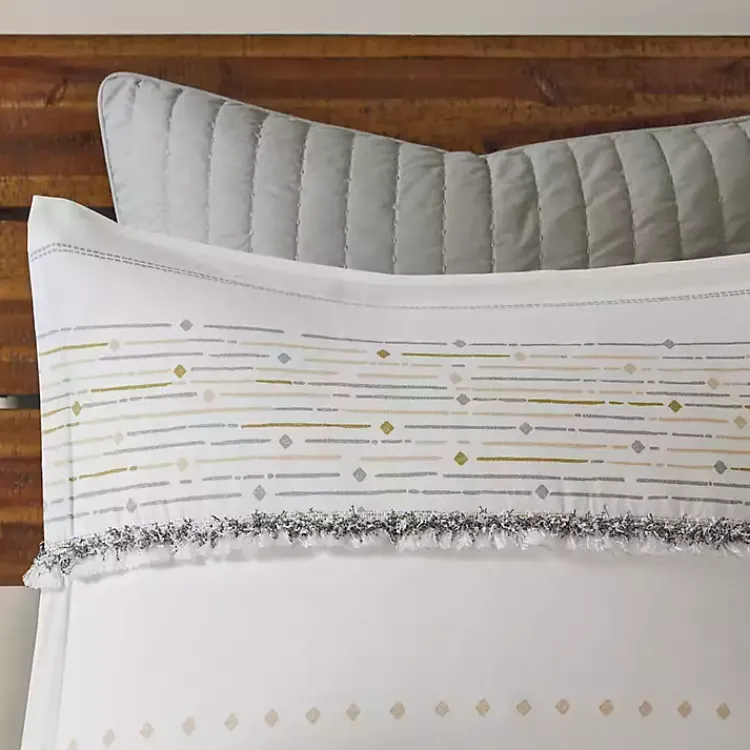 Kirklands Home Comforters|Neutral Stripe Full/Queen 3-pc. Comforter Set