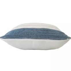 Kirklands Home Outdoor Cushions & Pillows|Neutral Striped Outdoor Pillow