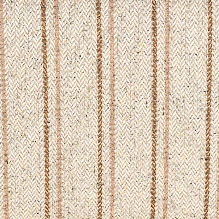 Kirklands Home Bar Stools & Counter Height Stools|Neutral Stripes Upholstered Emmy Counter Stool Tan