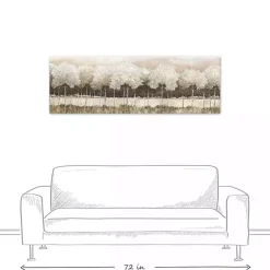 Kirklands Home Canvas Art|Neutral Treescape Canvas Art Print
