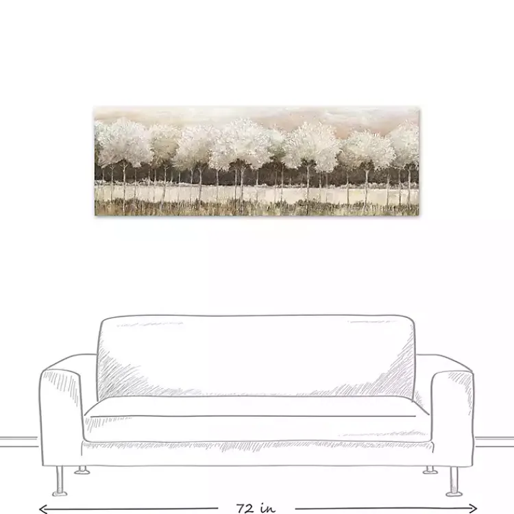 Kirklands Home Canvas Art|Neutral Treescape Canvas Art Print