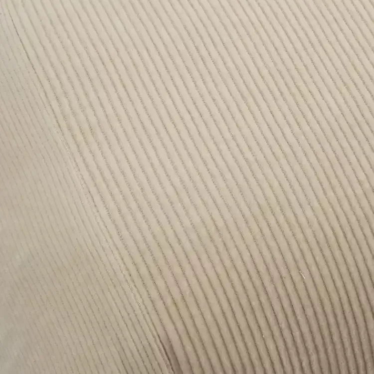 Clearance Neutral Velvet Corduroy Lumbar Pillow Pillows